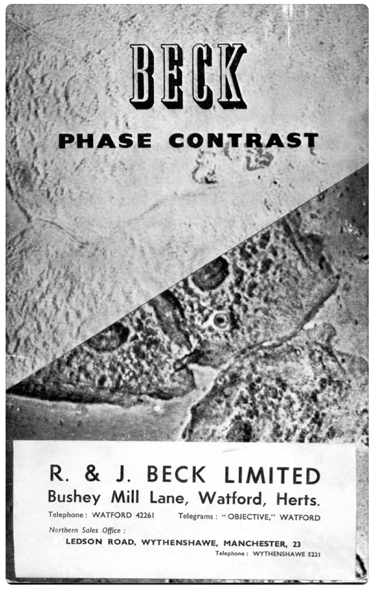 A black and white photo of a phase contrast
Description automatically generated