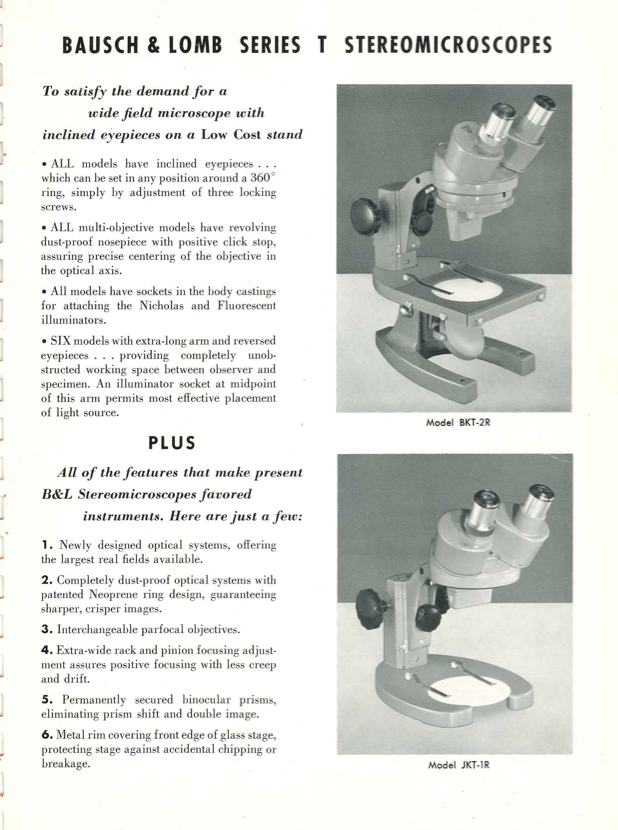A page of a brochure with a microscope
Description automatically generated