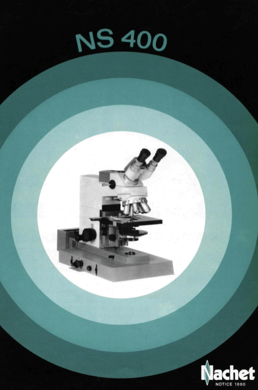 A microscope in a circle
Description automatically generated