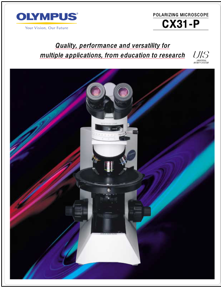 A white microscope with black lenses
Description automatically generated