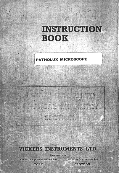 A manual for a laboratory
Description automatically generated with medium confidence