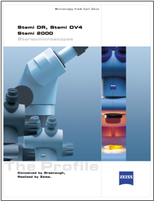 A brochure of a microscope
Description automatically generated